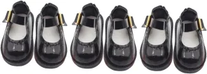 1 Pair Mini Doll Shoes of DIY Adornments for Dolls for Creative Play and Costumes Enhance Imagination with Cute Miniature Footwear Single Buckle Design