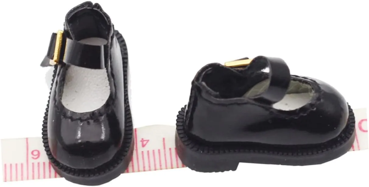 1 Pair Mini Doll Shoes of DIY Adornments for Dolls for Creative Play and Costumes Enhance Imagination with Cute Miniature Footwear Single Buckle Design