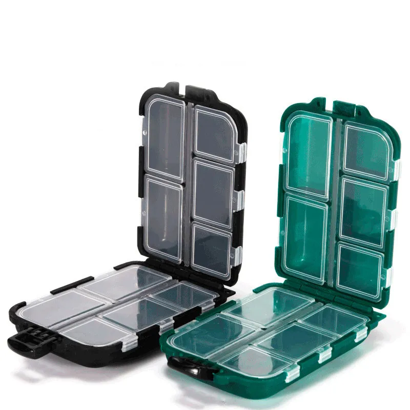 10-Compartment Waterproof Bait Storage Box