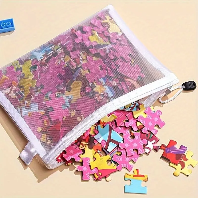 10-Pack Nylon Mesh Storage Bags with Zipper Closure
