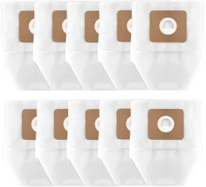 10 Pack Replacement VACBP6 HEPA Filter Bags for Atrix Ergo 8 Quart Backpack Vacuum, Replace Part VACBP1 VACBP36V VACBPAI