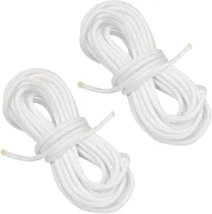 10ft 2.7mm Replacement Cord for Hunter Douglas, Levolor, Kirsch, Graber, Bali, Fits for Most Cellular and Pleated Shades (2Pcs, White)