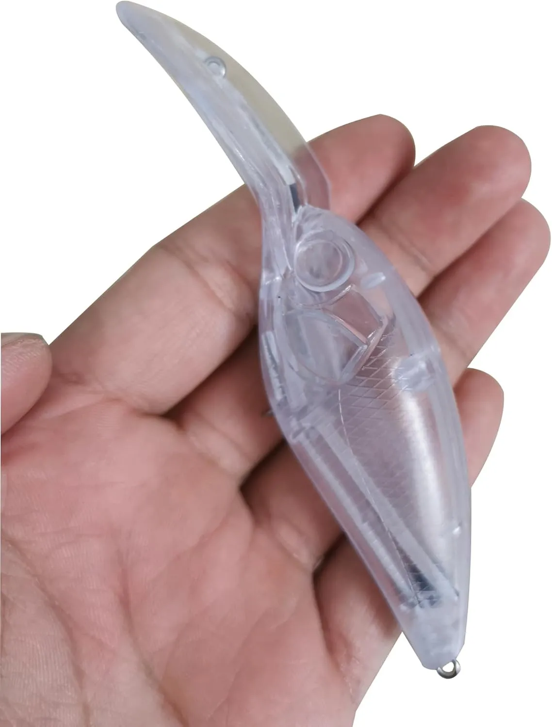 10PCS 12cm 21g Unpainted Blanks Bait Float Deepwater Shovel Divier Crankbait DIY Handmade Artificial Fishing Lure