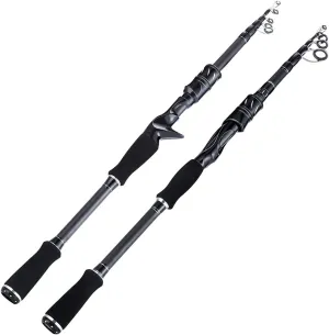 1.8M 2.1M Carbon Rod Telescopic Rod/Casting Rod Fishing Tackle Rod Travel Rod Fishing