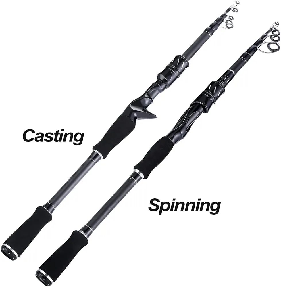 1.8M 2.1M Carbon Rod Telescopic Rod/Casting Rod Fishing Tackle Rod Travel Rod Fishing