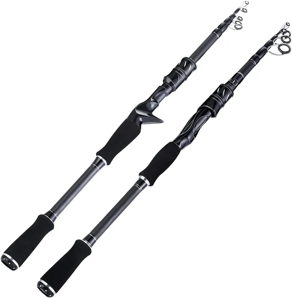 1.8M 2.1M Carbon Rod Telescopic Rod/Casting Rod Fishing Tackle Rod Travel Rod Fishing