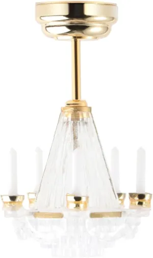 1pc Mini House Decoration Ceiling Lamp Model Realistic Hanging Light for Dollhouse Miniature LED Candle Chandelier Chic Home Decor Accessory