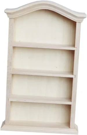 1Pc Miniature Storage Shelves for Dollhouse Decor DIY Mini Modeling Accessory Vintage Style Furniture Model for Creating Lifelike Miniature Scenes
