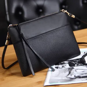 2020 Black leather ladies shoulder bag/cross body bag online
