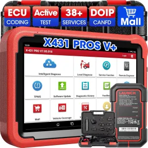 2025 NEW LAUNCH X431 PROS V  Elite Bidirectional Scan Tool (Same as X431 V ), Free Update, ECU Online Coding, CANFD&DOIP, FCA AutoAuth, V.A.G Guide, 38  Reset for All Cars, OEM Full System Car Scanner