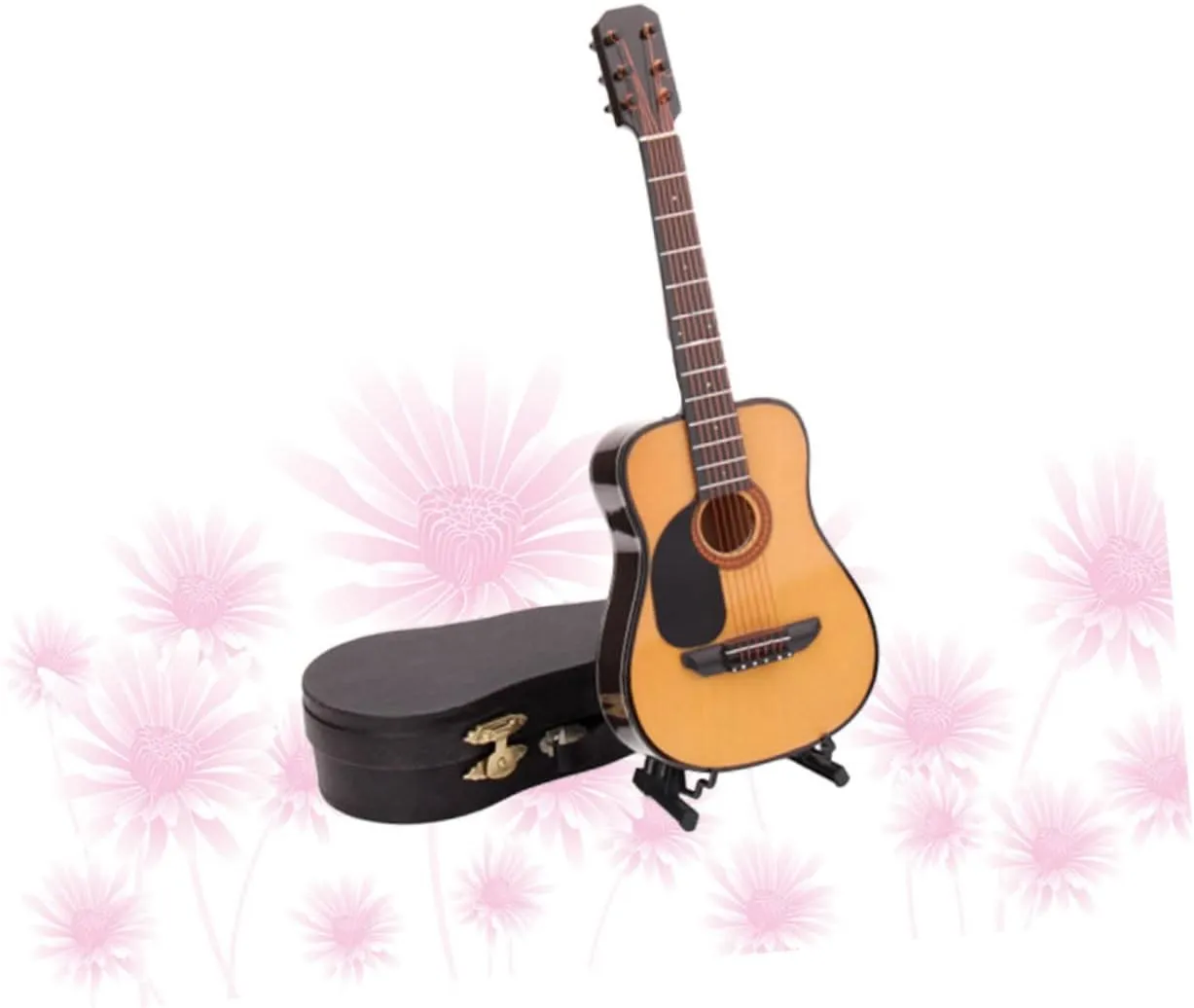 20cm Long Mini Guitar Model Guitar Decor Musical Instrument for Boys and Girls Household Decoration