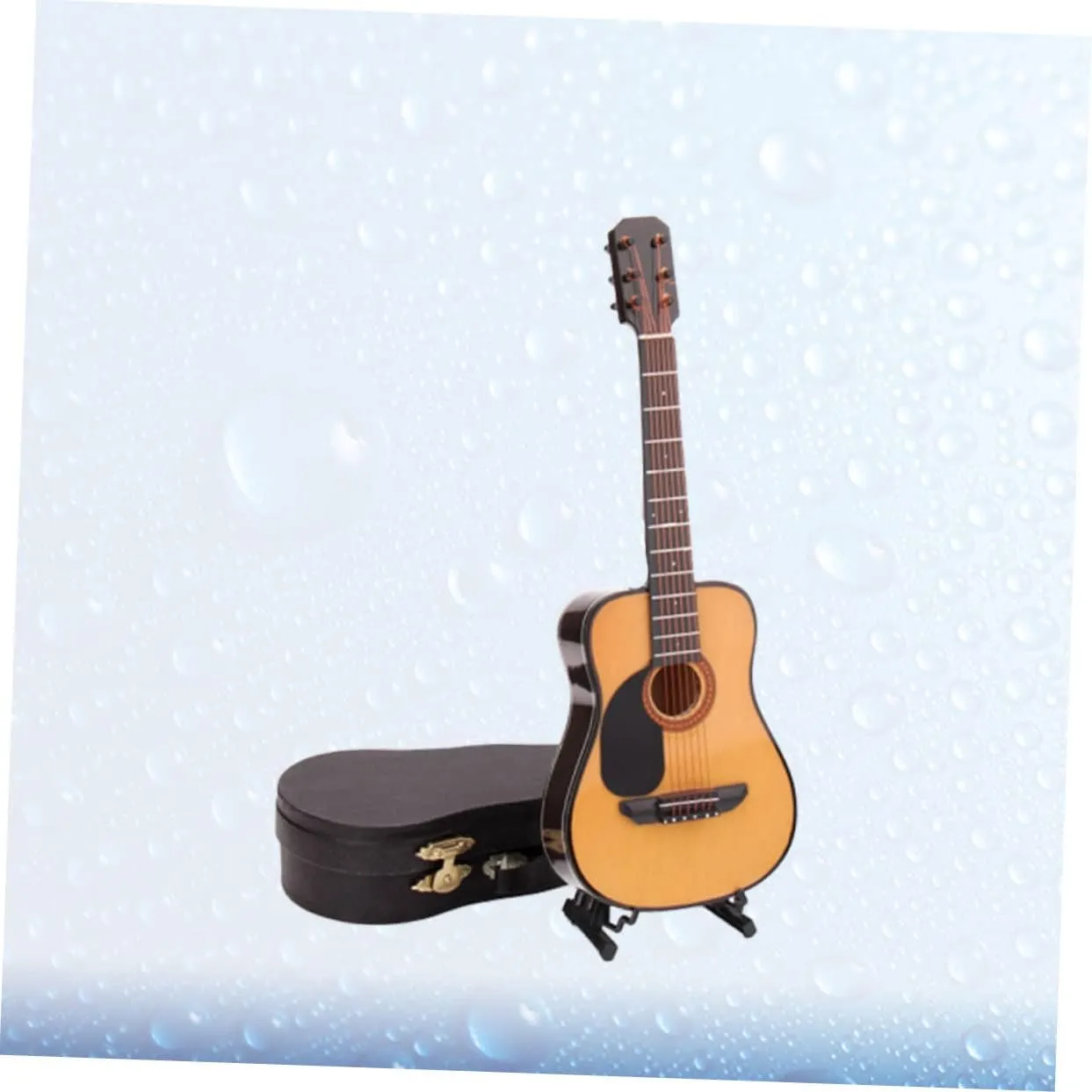 20cm Long Mini Guitar Model Guitar Decor Musical Instrument for Boys and Girls Household Decoration