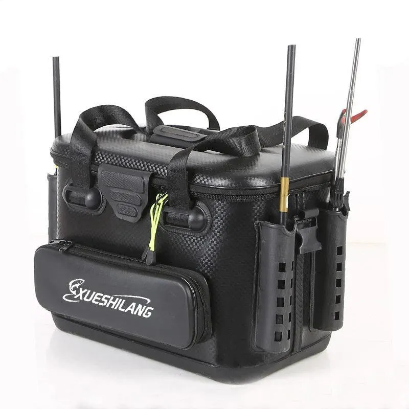 20L/28L/40L Multifunction EVA Fishing Tackle Bag Fishing Bucket Live Fish Box Outdoor Fishing Backpack with Rod Holder