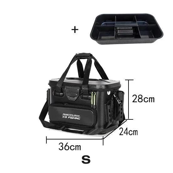 20L/28L/40L Multifunction EVA Fishing Tackle Bag Fishing Bucket Live Fish Box Outdoor Fishing Backpack with Rod Holder