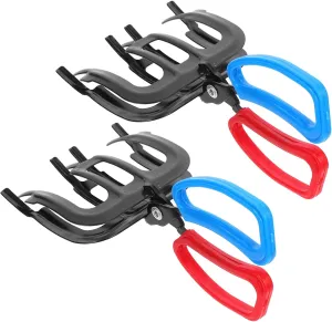 2pcs Fish Gripper Clamp Coated Fish Grip Holder for Freshwater Saltwater Fishing Easy Operation Fishing Controller Tool Securely Holds for Catch Release