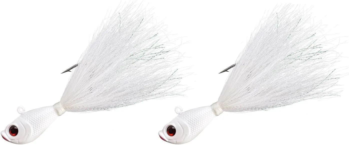 3.0-6.0oz Bucktail Fishing Lure Jigs - 2 Pack