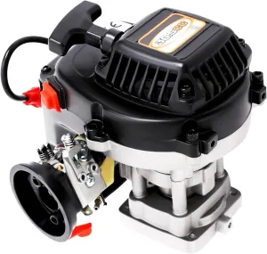 30.5cc Gasoline Engine 2-Stroke 4-Bolt Gas RC Engine for HPI Baja 5b 5T King Motor LOSI FG GoPed Hand Pull Four-Point Fixed Engine RC Car Gasoline Engine