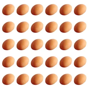 30pcs Kitchen Miniature Eggs Kids Pretend Play Toys Eggs Miniatures Kitchen Egg