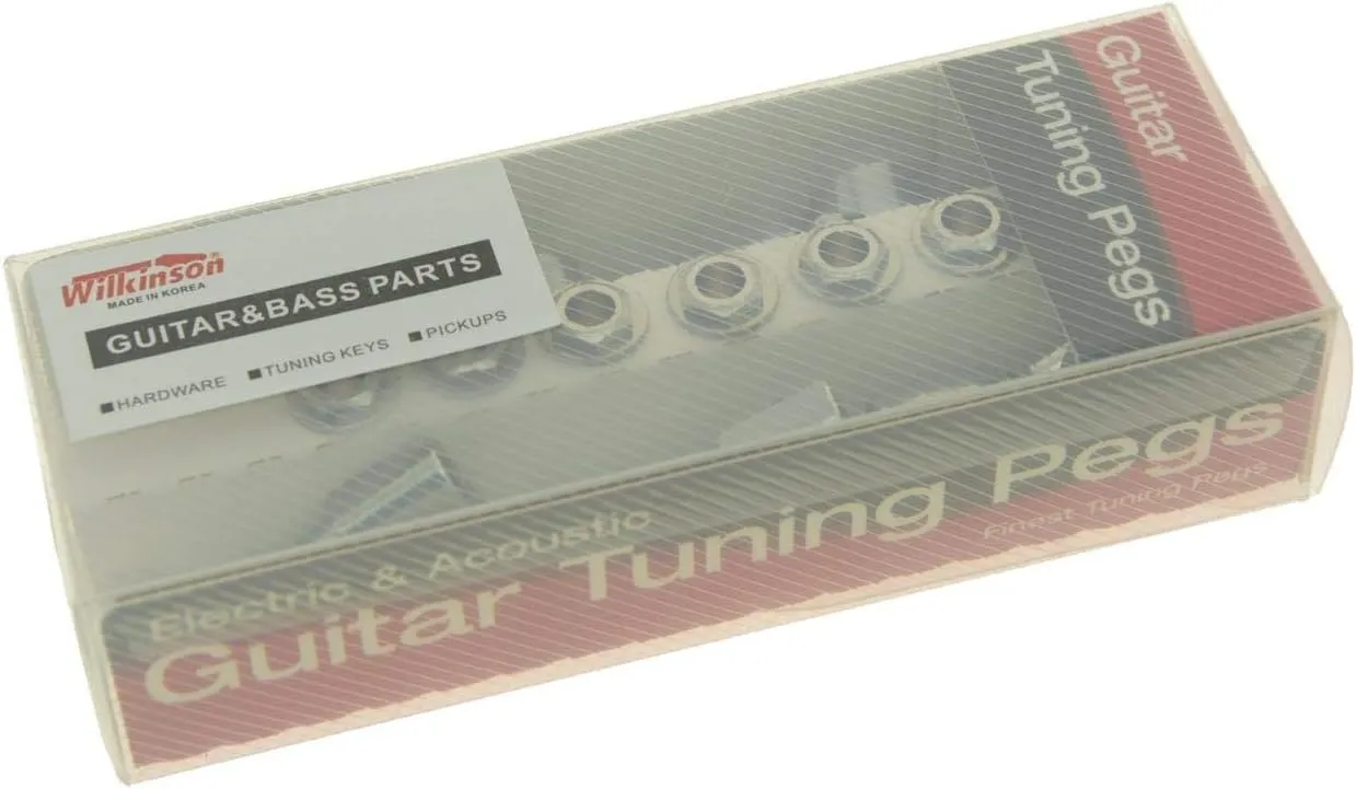 3L3R Chrome E-Z Post Guitar Tuners EZ Post Guitar Tuning Keys Pegs Machine Heads with Tulip Button for Les Paul or Acoustic Guitar