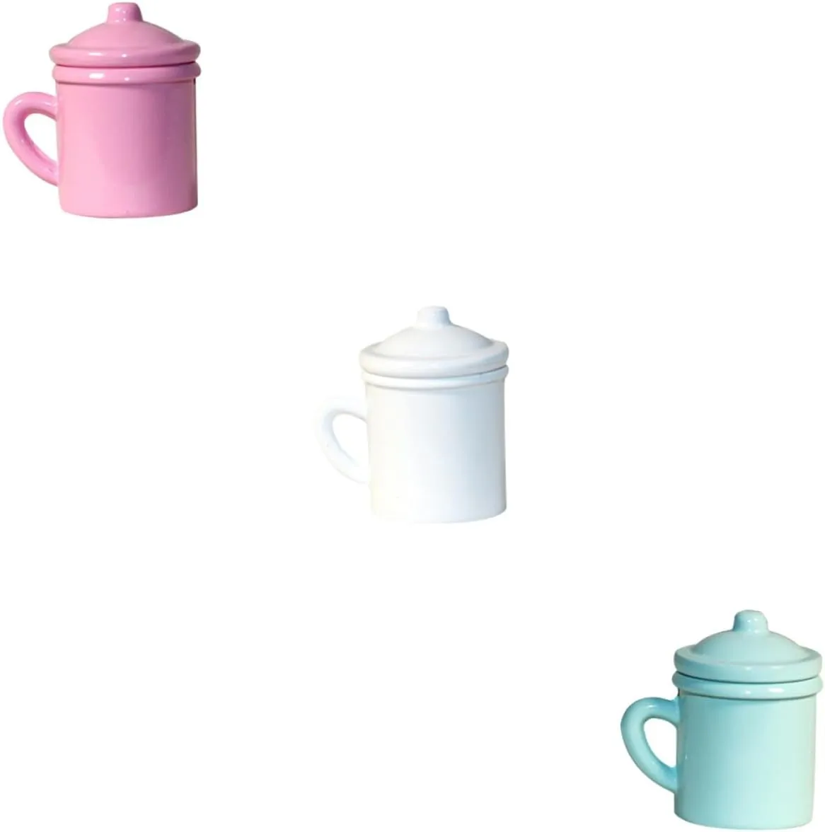 3sets 3pcs Miniature Cup for Dollhouse Decor Retro Mouthwash Cups for Micro Landscape Props and Doll Accessories 3pcs*3