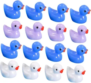 3sets 75pcs Miniature Duck Figurines Resin Ducks for Fairy Garden Decorations Dollhouse Accessories and Home Decor 75pcs*3