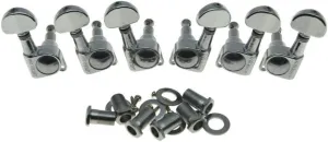 3x3 ROTO Style Guitar Tuners Tuning Keys Pegs Guitar Machine Heads for Les Paul or Acoustic Guitars Chrome
