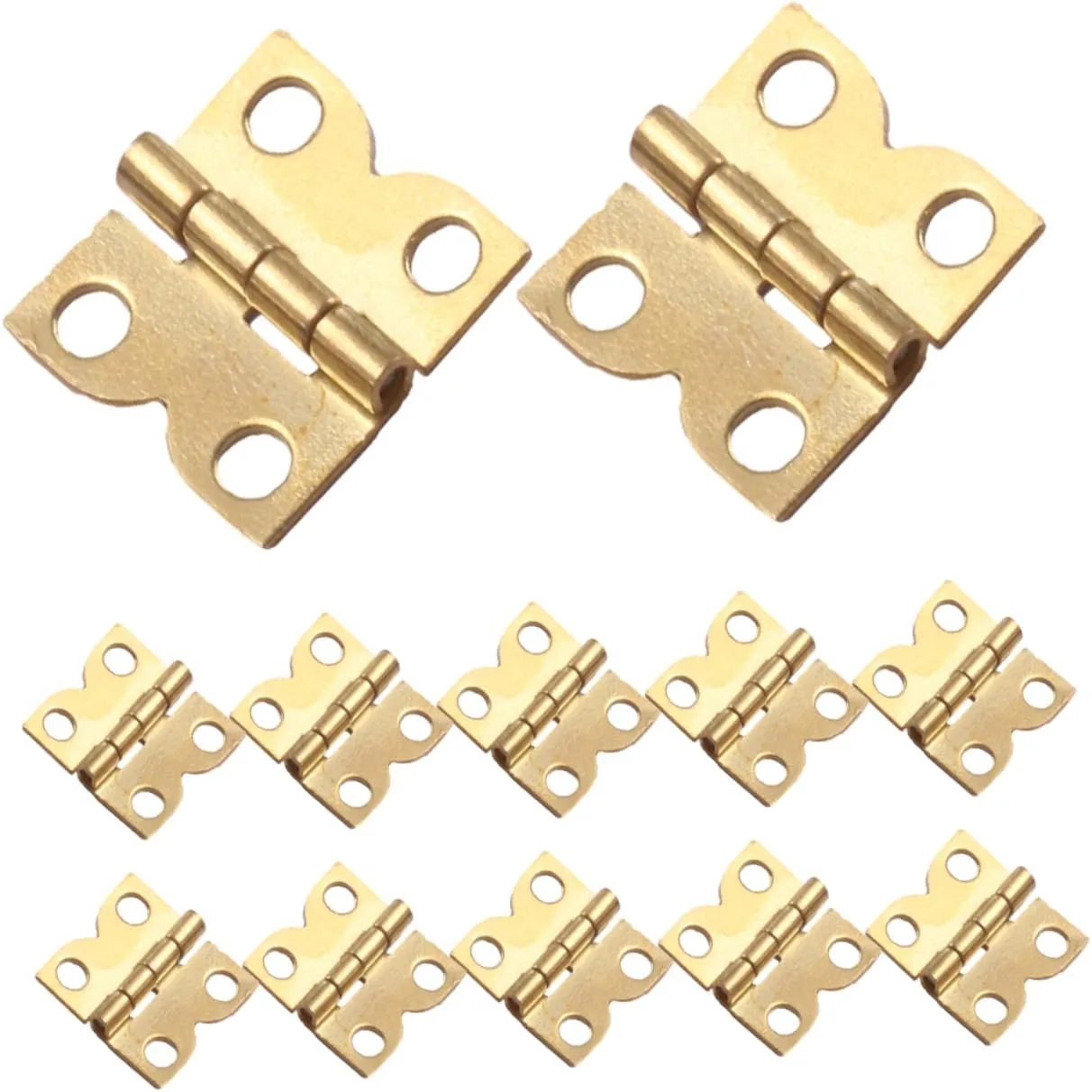 4 Sets Realistic Mini Hinge Miniature Hinge for Doll House Doll House Cabinet Door