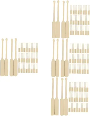 4sets Beach Doll House Decor Miniature Paddle Ornament Kit for Beach Landscape 100pcs*4