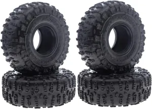 4X RC Crawler Car Soft Rubber Wheel Tires for Traxxas 1/10 Spare Part Accessory