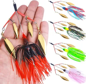 5 Arms Alabama Umbrella Rig Fishing Bass Kit Fishing Lures Bait Rigs for Lures Trout Salmon Freshwater