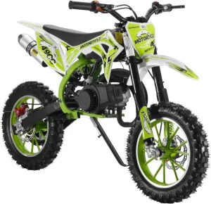 50cc Kids Dirt Bike,New Upgraded 2-Stroke Off-Road Mini Bike with Front & Rear Disc Brake,Max Load 330 Lbs,Gas Power Dirt Bikes for Kids 8-14,Mini Dirt Bike with Max Speed 40km/H Best Gift fo