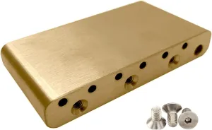 52.5mm Electric Guitar Tremolo Block String Spacing Full Brass 40mm Tremolo Block Compatible with Fender Squier Strat Electric Guitar