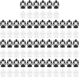 84pcs Retro Kerosene Lights for Doll House Miniature Accessories for Photography Props and Home Decor Detailed Design