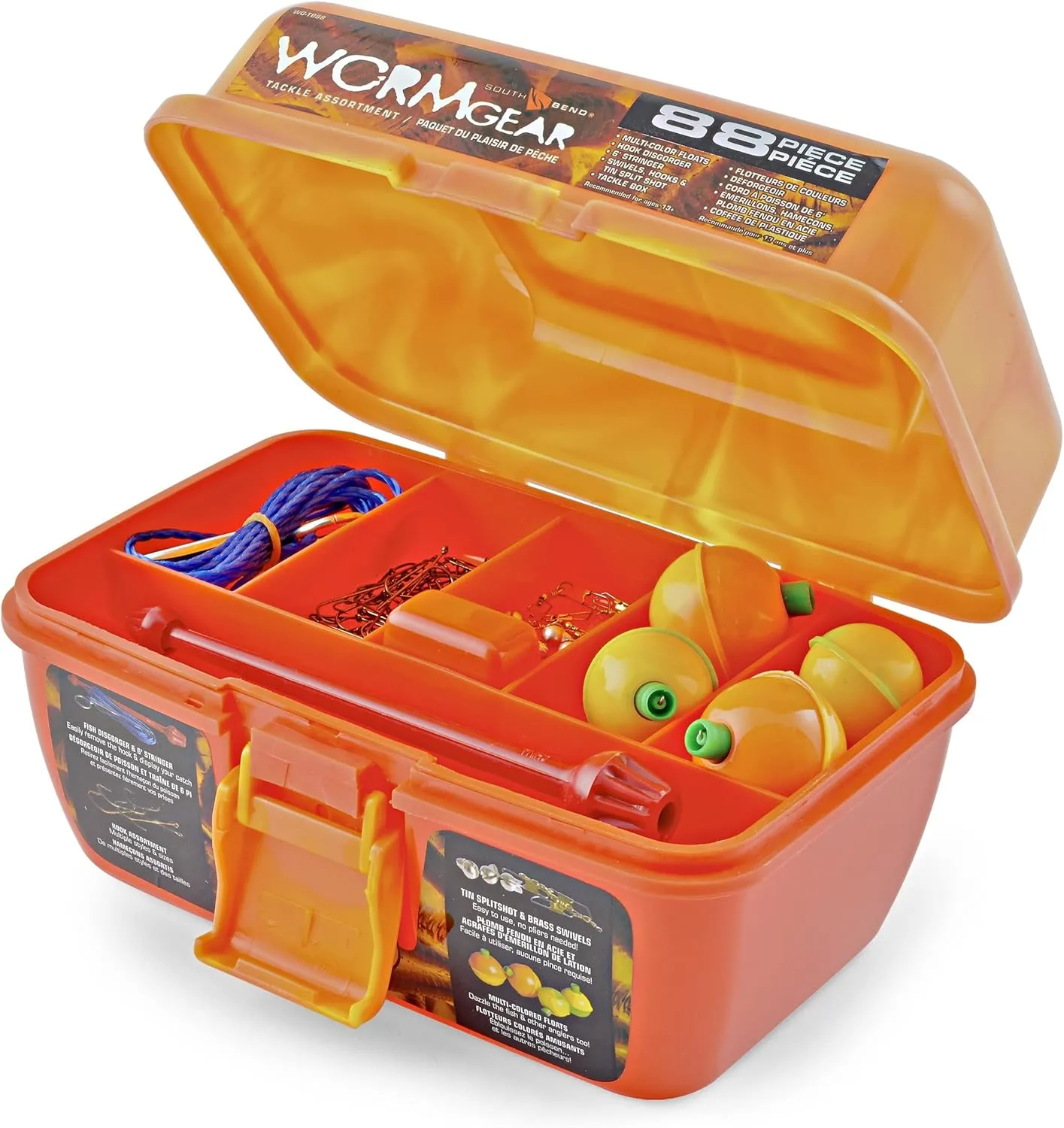 88 Piece Loaded Tackle Box