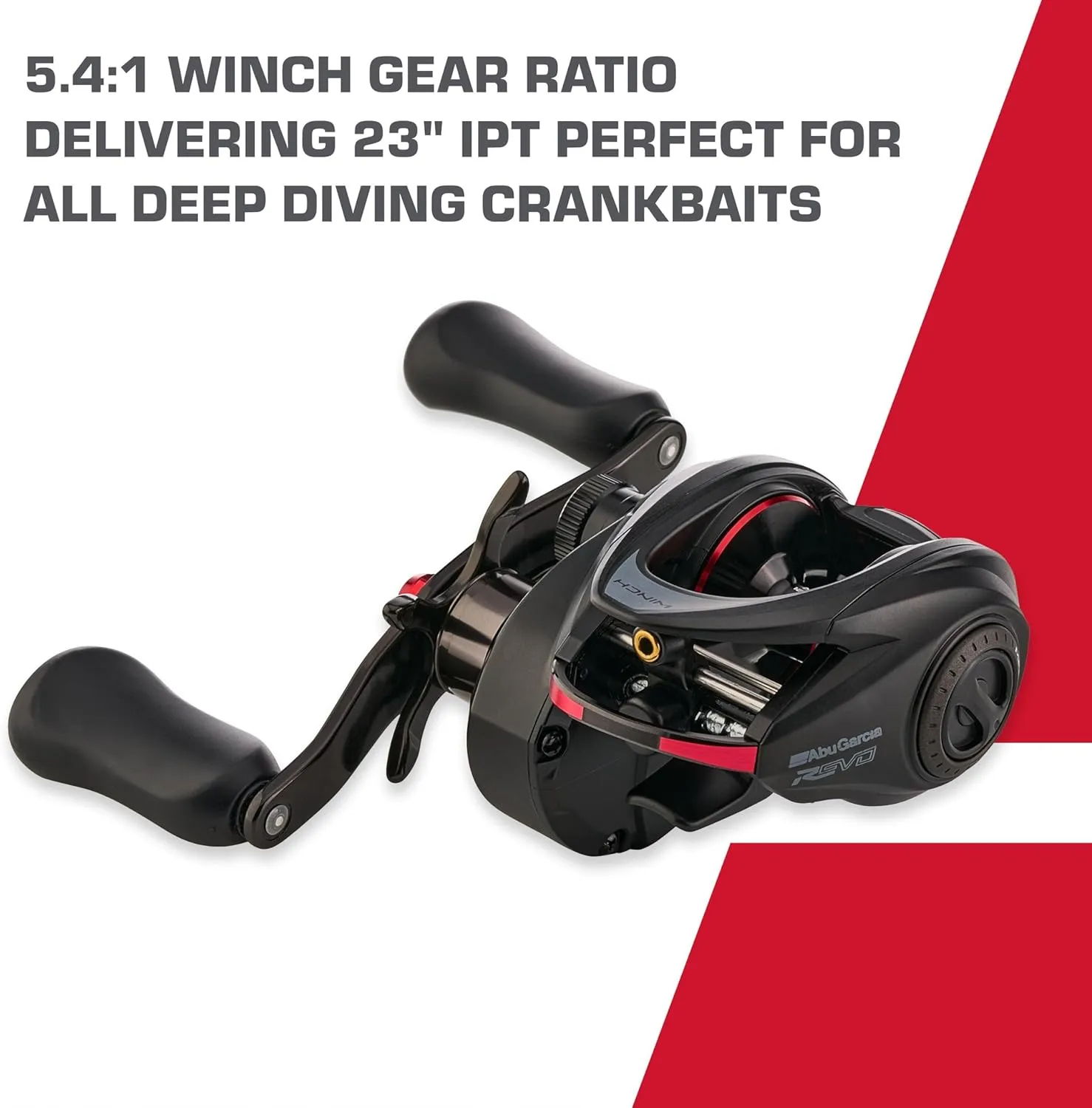 Abu Garcia Revo Winch Low Profile Baitcast Fishing Reel