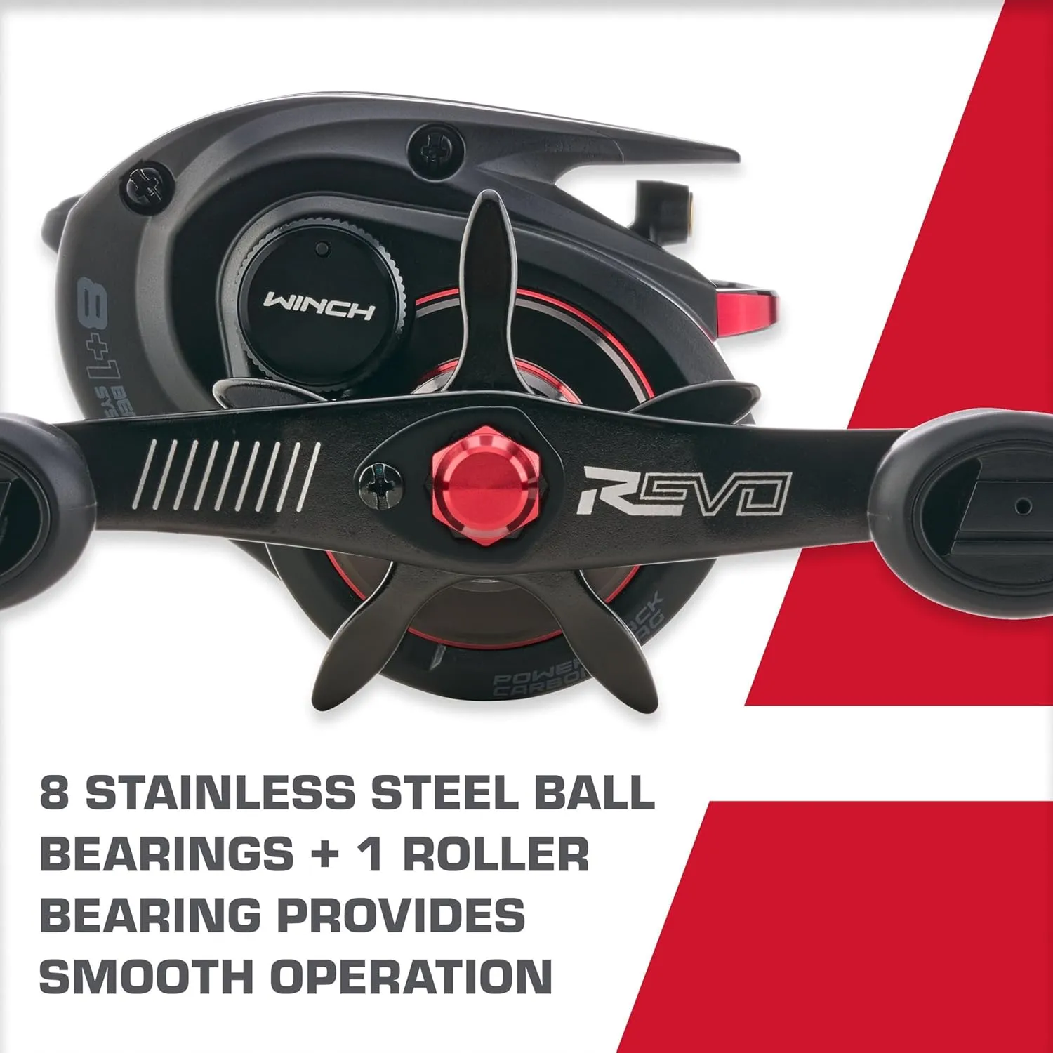 Abu Garcia Revo Winch Low Profile Baitcast Fishing Reel