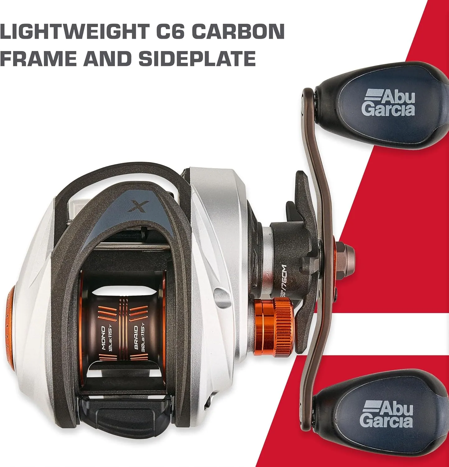 Abu Garcia Revo X Low Profile Baitcast Fishing Reel