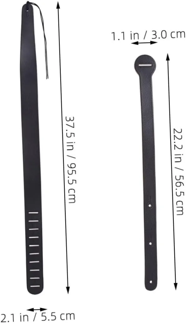 Adjustable Guitar Shoulder Strap Durable Belt for Electric and Acoustic Guitars Decreases Playing