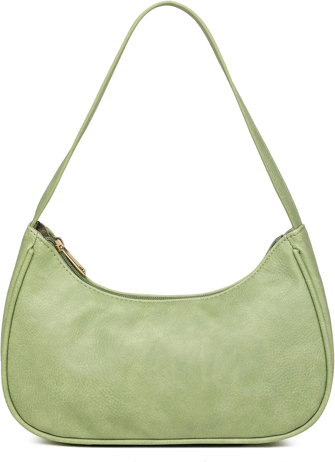 Afashor Shoulder Bags for Women Vegan Leather Hobo Sling Tote Handbag Retro Clutch Purse with Zipper Closure