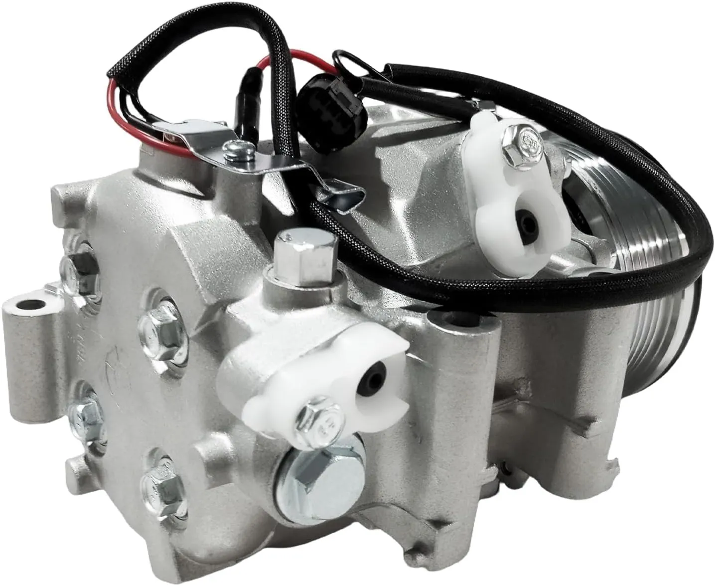 Air Conditioner AC Compressor Fits for Honda Civic 1.8L 2006-2011, with A/C Clutch, CO4918AC AC Compressor, Replaces 38800R62H01, 38800RZVG020M2, 38800RZVG022M2, 38810RNAA01, 38810RNAA02