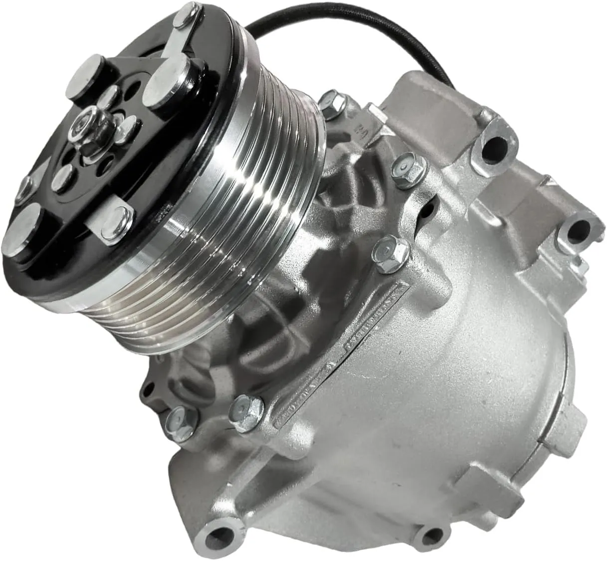 Air Conditioner AC Compressor Fits for Honda Civic 1.8L 2006-2011, with A/C Clutch, CO4918AC AC Compressor, Replaces 38800R62H01, 38800RZVG020M2, 38800RZVG022M2, 38810RNAA01, 38810RNAA02
