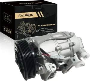 Air Conditioner AC Compressor Fits for Nissan Altima 2.5L 3.5L 2013-2018, for INFINITI QX60 2.5L 2018-2019, with A/C Clutch, CO29073C AC Compressor, Replaces 926003TA0A, 926003TA5E, 926003TA6B