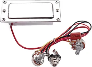 Alnicov Dual Coil Closed Humbucker,Pre-Wired Pickup Harness Kit with 500K Volume Tone Jack for Electric Guitar