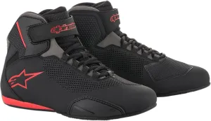 Alpinestars Sektor Vented Shoes - Black/Gray/Red - 13