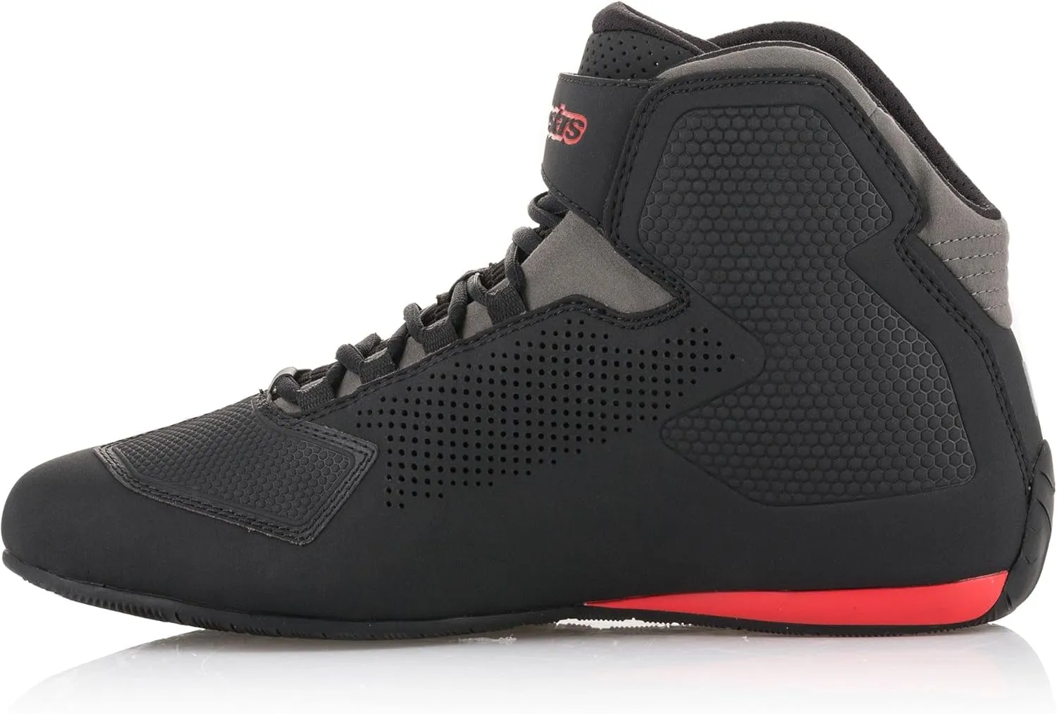 Alpinestars Sektor Vented Shoes - Black/Gray/Red - 13