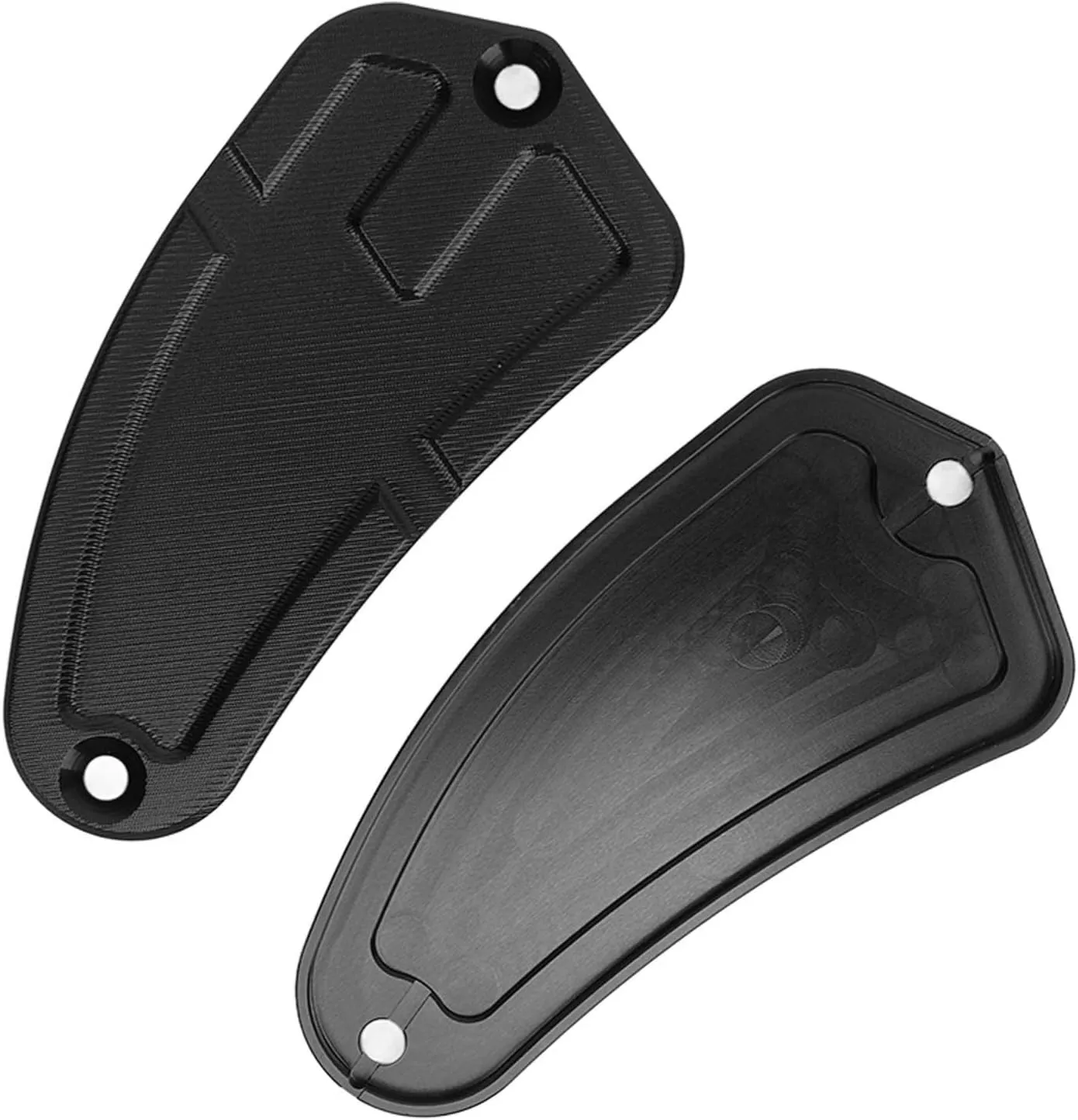 Aluminium Alloy Front Clutch Brake Fluid Reservoir Cover for MV Agusta 750, 910, 920 - Enhances Brake Fluid Management (Black)