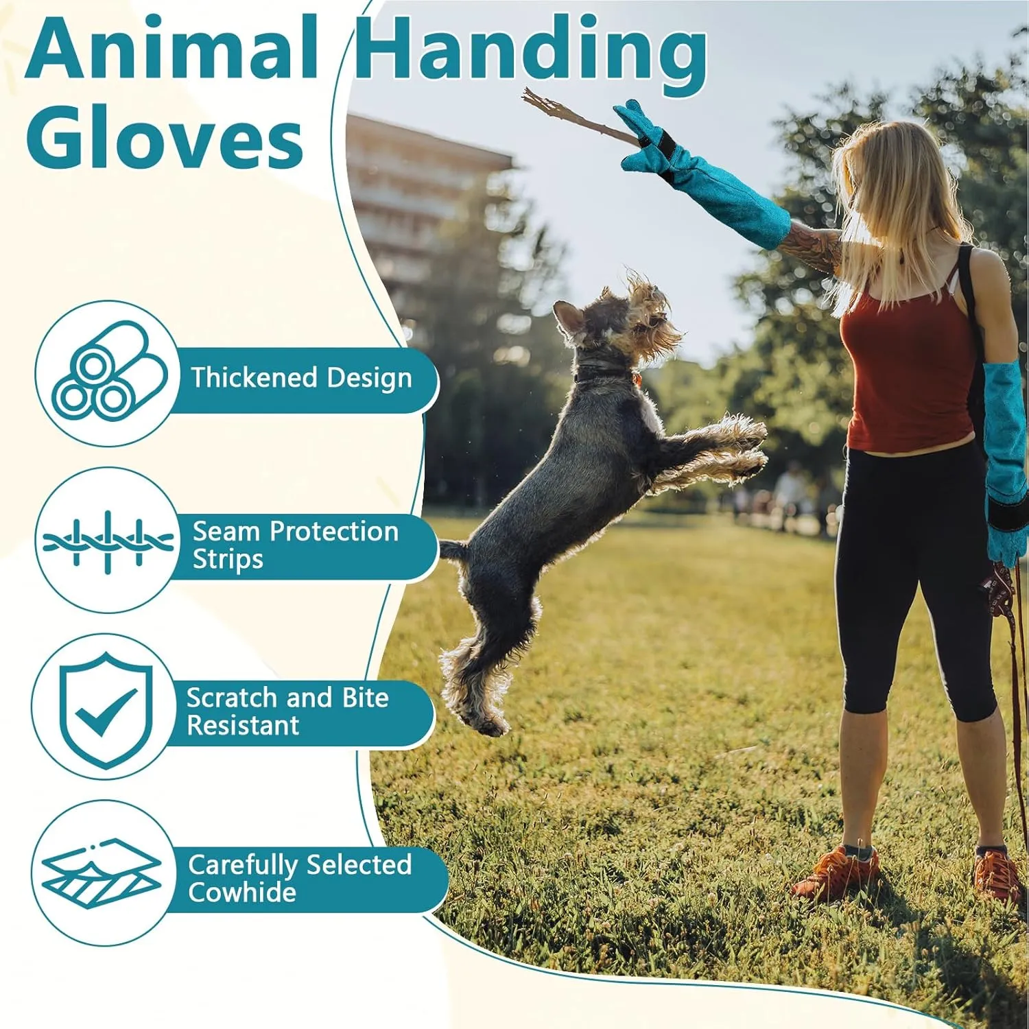 Animal Handling Gloves, Bite Proof Gloves, Anti Bite Gloves for Dogs