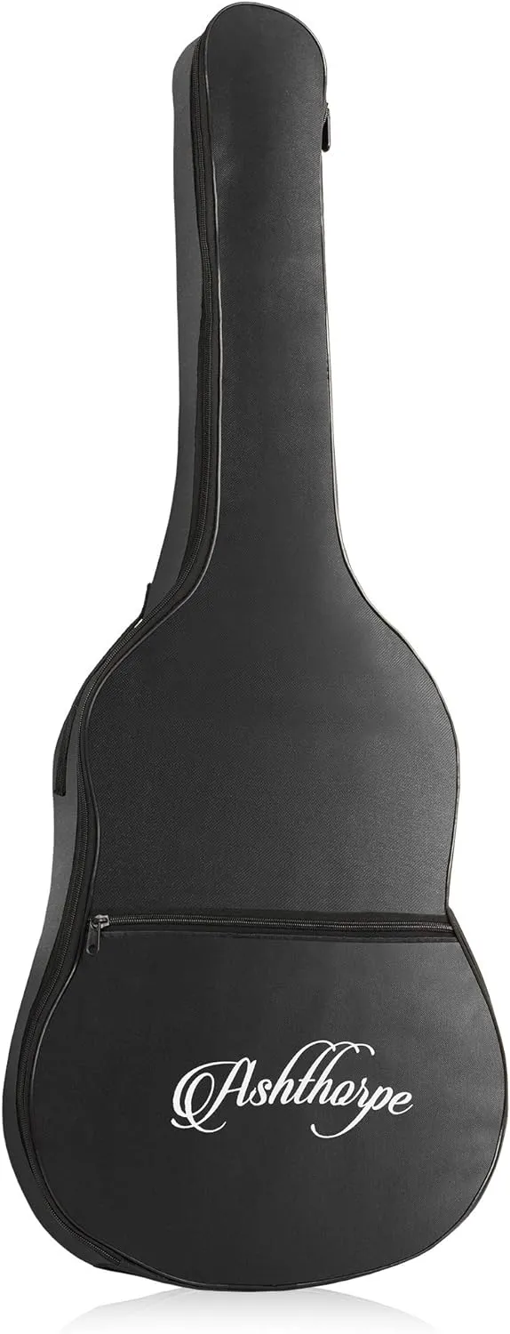Ashthorpe 30-inch Beginner Acoustic Guitar Package (Red), Basic Starter Kit w/Gig Bag, Strings, Strap, Tuner, Picks
