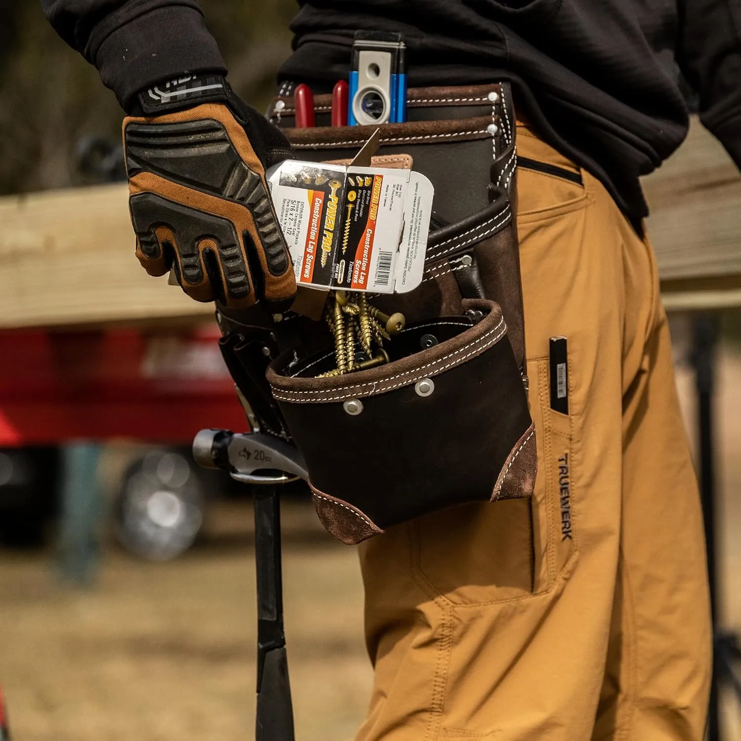 AWP Tool Pouch, Electrician Tool Pouch, Premium, Professional Multi-Pocket Organizer