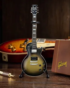 AXE HEAVEN 1979 Les Paul Adam Jones Silver Burst 1:4 Scale Mini Guitar Model, GG-129